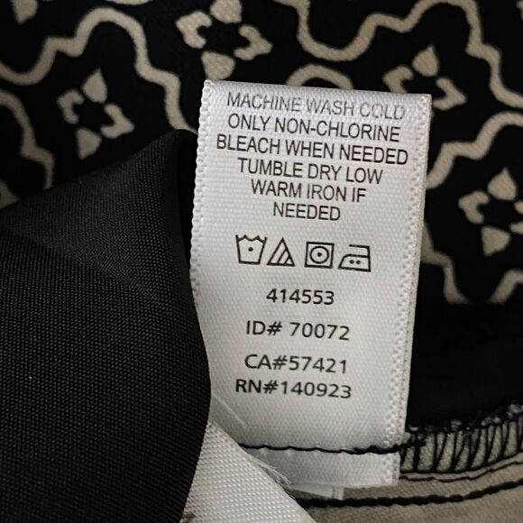 LOFTJulie Skinny Tiled Geometric Print Pant Women's Size 2 Petite - Picture 7 of 10